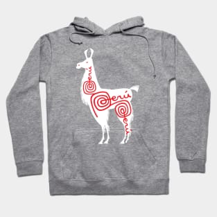 Peru Alpaca White Hoodie